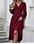Casual Wrap Dresses for Women UK Elegante Ladies V Neck Long Lantern Sleeve Ruffled Waist Maxi Party Dress