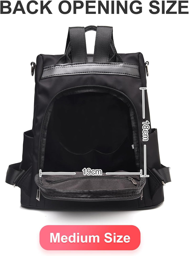 Charmore Women Backpack Ladies Rucksack Waterproof Nylon School bags Anti-theft Daypack Shoulder Bags