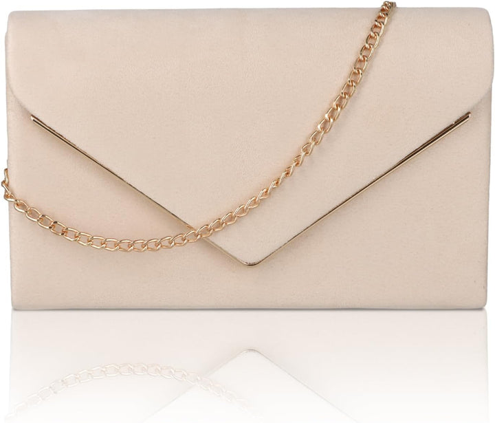 Women's Clutches Handbag Clutch Purse for Women Evening Bags with Detachable Chain Prom Shoulder Crossbody Bag Women's Stylish Chain Bag for Wedding Party