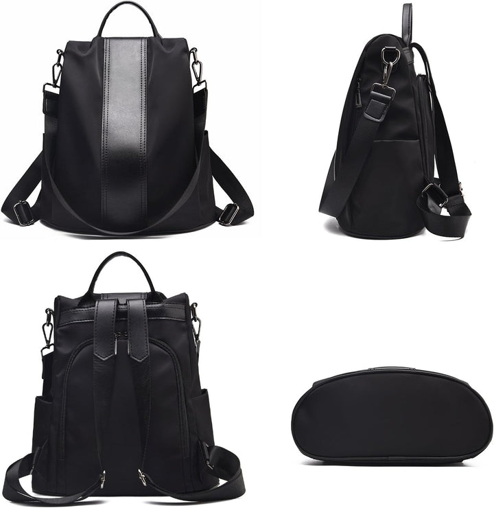 Charmore Women Backpack Ladies Rucksack Waterproof Nylon School bags Anti-theft Daypack Shoulder Bags