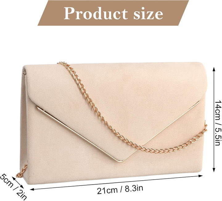 Women's Clutches Handbag Clutch Purse for Women Evening Bags with Detachable Chain Prom Shoulder Crossbody Bag Women's Stylish Chain Bag for Wedding Party